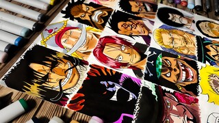 Drawing The 20 STRONGEST One Piece Characters