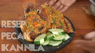 RESEP PECAK IKAN NILA