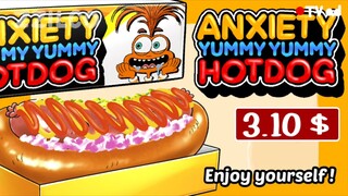 Anxiety Yummy Yummy Hotdog