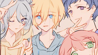 [Ensemble Stars! อันซันบุรุสุทาสุ! ที่เขียนด้วยลายมือ] เกี่ยวข้องกับภาษาอังกฤษ -- One Percent Love