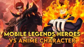 ALL MOBILE LEGENDS HEROES VS ANIME CHARACTER COMPARISON - PART 4