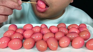 AMSR Mukbang | Pink Spiced Corned Egg