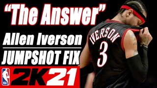 Allen Iverson Jumpshot Fix NBA2K21 with Side-by-Side Comparison