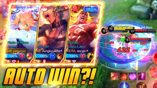 I MET Mizaki and Jungkuuknerf IN RANK GAME! AUTO WIN?! | FANNY GAMEPLAY | MLBB