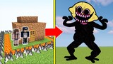 FNF Monster Tấn Công Nhà Được Bảo Vệ Bởi bqThanh và Ốc Trong Minecraft