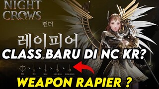 NIGHT CROWS KR ADA CLASS BARU ? PAKE WEAPON RAPIER ? BAKAL OP INI ? ? - NIGHT CROWS