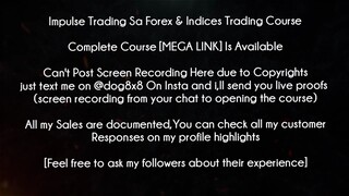 Impulse Trading Sa Forex & Indices Trading Course Download