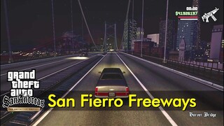 San Fierro Night Freeway Drive | GTA: San Andreas - Definitive Edition