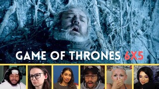 Reactors Reaction to HODOR Holding the White Walkers Back | Game of Thrones 6x5 The Door