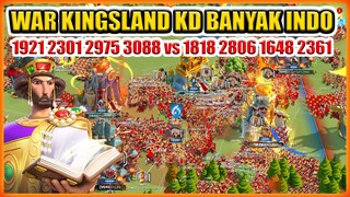 WAR KINGSLAND KD BANYAK INDO 3088 KVK SOC ROK !! 1921 2301 2975 3088 VS 1818 2806 1648 2361