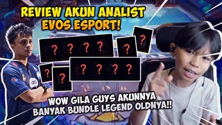 REVIEW AKUN FF ANALIST EVOSESPORT! GILA GUYS AKUNNYA BANYAK BUNDLE LEGEND OLD GA TUH!!??! 😮😲😲