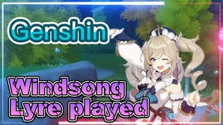 Windsong Lyre played