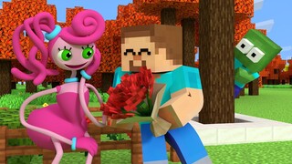 Monster School: Mommy Long Legs love story - Poppy Playtime Happy Ending | Minecraft Animation