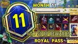 M11 Royal Pass Leaks  |1 to 50 Rp Rewards |PUBGM 2.0 Update