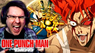 GAROU VS GENOS! | One Punch Man Season 2 Episode 11 REACTION | Anime Reaction