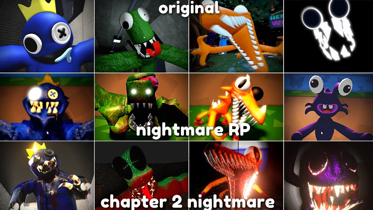 RAINBOW FRIENDS RP New Update ALL JUMPSCARES RED 