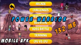 [ Game ] Power Warrior V 15.0 Mod Apk for Android Offline