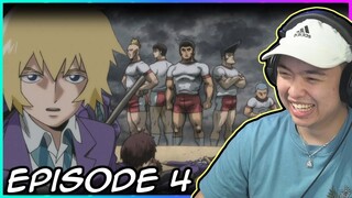 A NEW PSYCHIC?! || TERU VS THE BODY IMPROVEMENT CLUB || Mob Psycho 100 Episode 4  Reaction