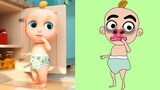 Johny Johny Yes Papa 👶 THE BEST Song for Children | LooLoo Kids  |||  troll..i don't draw
