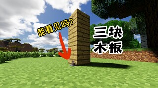 【MC】我花了2400秒造出了世界上最小建筑！