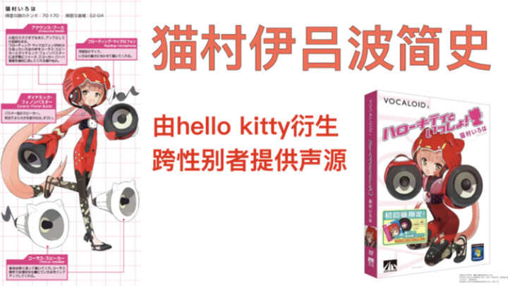 猫村伊吕波简史｜vocaloid中由跨性别者提供的声音产品，包装原型为Hello Kitty的衍生作品。