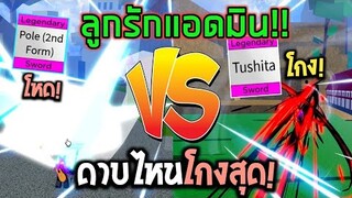 Blox Fruits : เอาดาบลูกรักแอดมินมาสู้กัน ทูชิตะ vs โพลวีสอง ใครจะโกงสุดดด!!