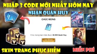 Giftcode Liên Quân | 3 Code Mới Nhất Không Giới Hạn Nhận Trang Phục Sss+ Và Quân Huy Miễn Phí