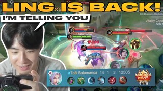 Ling is BROKEN now | Mobile Legends | HOON