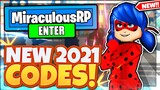 Roblox Miraculous RP All New Codes! 2021 July