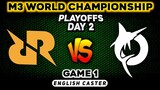 RRQ HOSHI VS TODAK • Game 1 Day 2 (ENGLISH CASTER) Playoffs MLBB M3 World Championship 2021