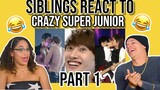 SUPER JUNIOR BEING THE CRAZIEST / MESSIEST / WEIRDEST GROUP IN KPOP HISTORY| REACTION PART 1