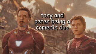 tony and peter being a comedic duo for 4 minutes and 30 seconds straight