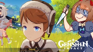 【EN Vtuber】2 hour babysitting stream - Genshin Imact Childe's quest【highlights/summary】