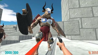 Armored Minotaur Dungeon. Animal Revolt Battle Simulator