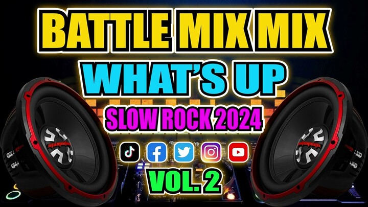 WHAT'S UP 🔥BEST SLOW ROCK POWER LOVE SONG 2023🔥 ✨ NONSTOP #SLOW JAM REMIX 2024 ✨ Basagan Ng Speaker