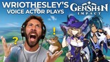 Wriothesley Voice Actor PLAYS Genshin Impact Part 2 - Waifus and Furry Woodland Animals