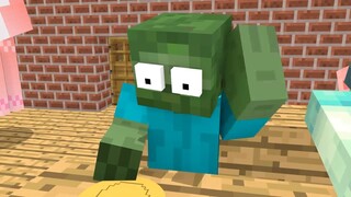 Monster School _ Squid Game Dalgona Candy Challenge - Minecraft Animation