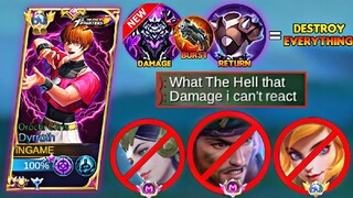 NEW DYRROTH BURST RETURN DAMAGE HACK IS HERE! | EVEN META HEROES CAN'T REACT OF THIS OP BUILD