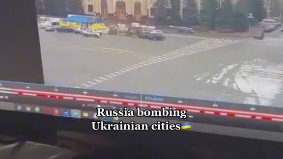 Russia bombing Ukraine...