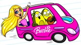 Vegetable and Barbie Car