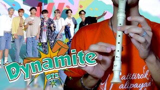 BTS - Dynamite | Recorder Flute Easy Letter Notes / Flute Chords