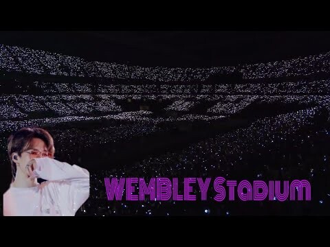 sparkling army bomb ocean at WEMBLEY stadium