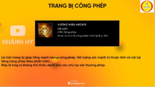 Phân tích chi tiết toàn bộ trang bị lớn trong Liên Quân Mobile