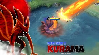 NEW SKINN !! KURAMA X MLBB 🤯