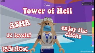 Finishing Pro Tower of Hell 12 Levels | ASMR! | Roblox |Tagalog game-play | Cookie Queen Play