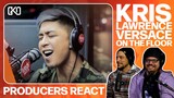 PRODUCERS REACT - Kris Lawrence Versace On The Floor Wish 107.5 Bus Reaction