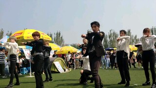 BTSZD of the Southwest Jiaotong University Hundred Regiments Battle danced to EXO's "Love Shot"