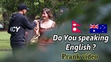 Do you Speaking English ? | Nepali Prank/Epic reaction | Sandip Karki