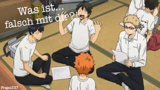 Haikyuu Szenen auf deutsch - 10 | Kageyama ist schlauer als Hinata?!