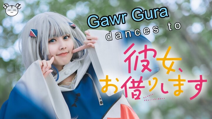 [hamu_cotton] Gawr Gura dances to Rent-a-Girlfriend OP Centimeter